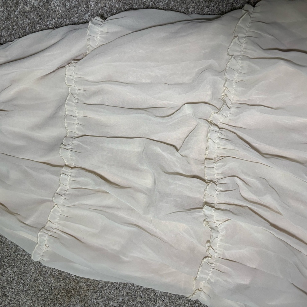 SHEIN Cream Maxi Skirt